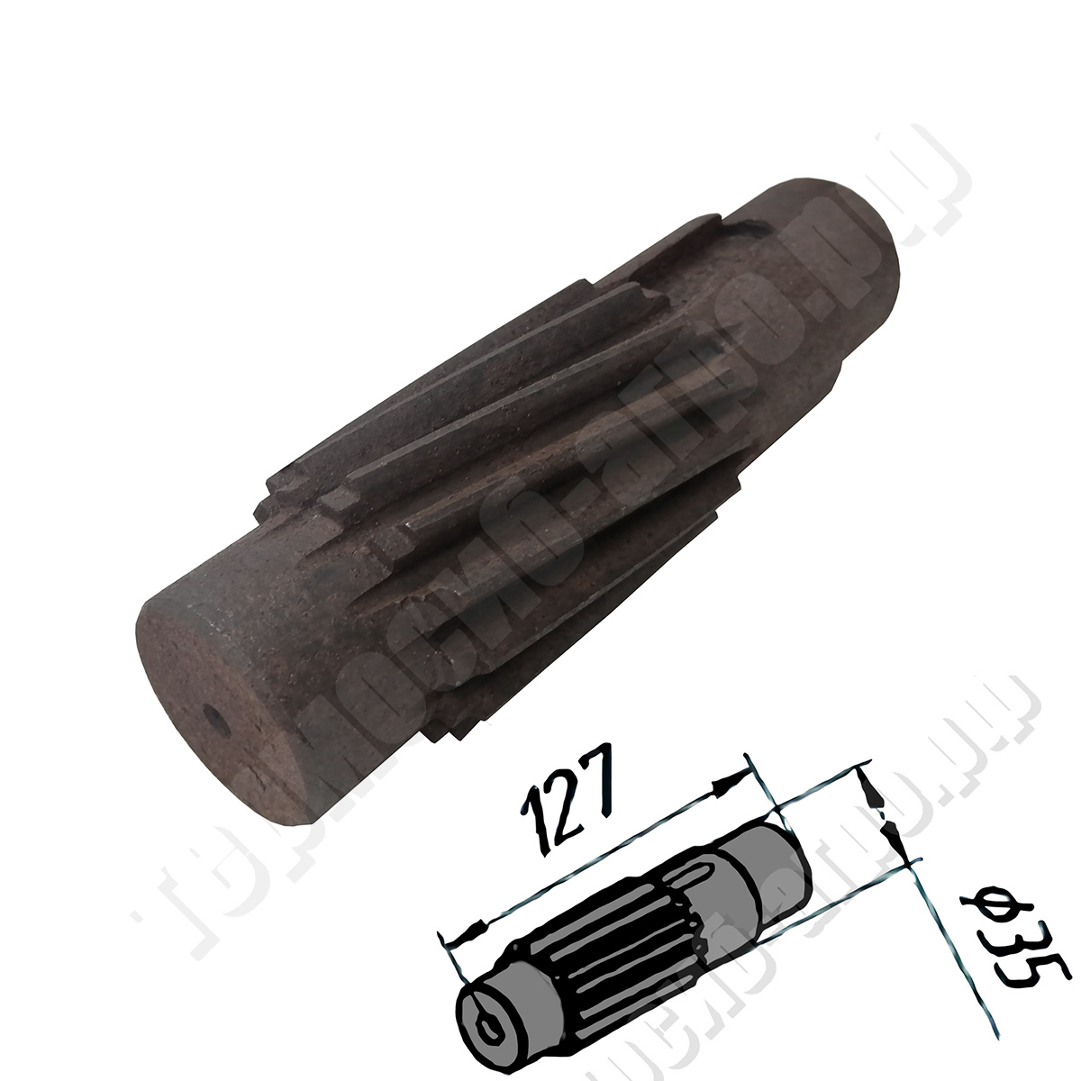 Вал-шестерня ред.мал.ТСН 654